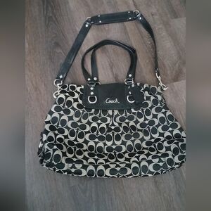 Coach Ashley Signature Sateeen Carryall